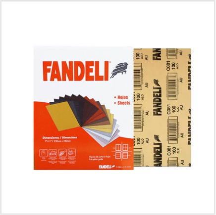 [LIJFAN002] LIJA FANDELI ESTERATO 100" MADERA - AMARILLA*
