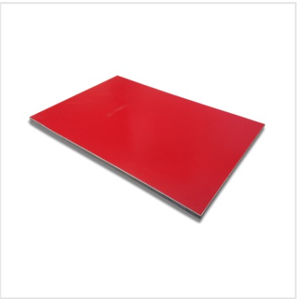 [PANGLO009] PANEL  ALUM COMP ROJO 2C 3MM 122X244*