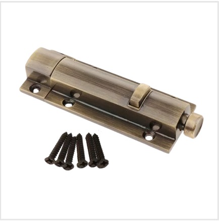 [PICSIM001] PICAPORTE DE SIMBRA 4" BRONCE PLATINIUM *