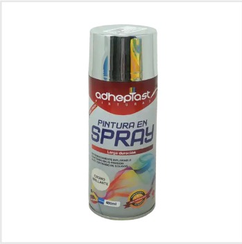 [PINADH002] PINTURA SPRAY ADHEPLAST CROMO BRILLANTE 