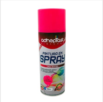 [PINADH008] PINTURA SPRAY ADHEPLAST FLUORECENT PINK/ROSADO