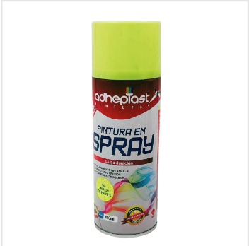 [PINADH011] PINTURA SPRAY ADHEPLAST FLOURECENT AMARILLO                                               