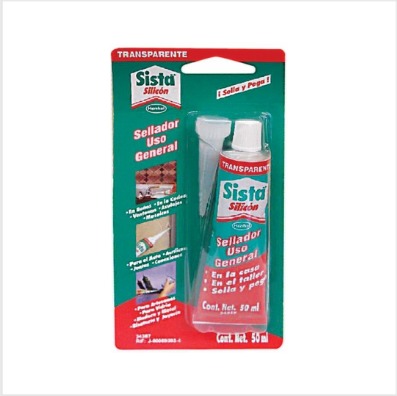 [SILSIS001] SILICONA SELLADOR USO GENERAL SISTA 50ML 298038