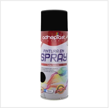 [9CD6000] PINTURA SPRAY MAT NEGRO MATE ADHEPLAST