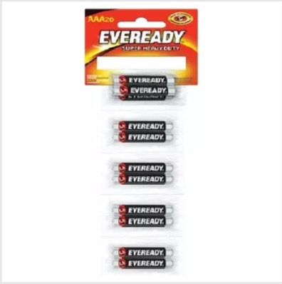 [EP31212TP2] EVEREADY PILA AAA CARBO 20XTIR
