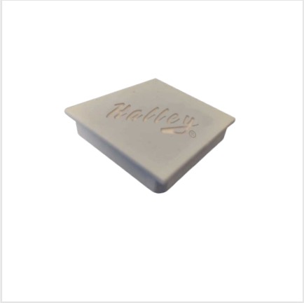 [TAPBLA001] TAPA CUADRADA BLANCO 1"