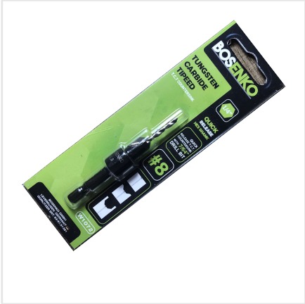 [BROMAD003] BROCA P/MADERA  AVELLANADOR #8 CON BROCA 7/64 Y LLAVE 